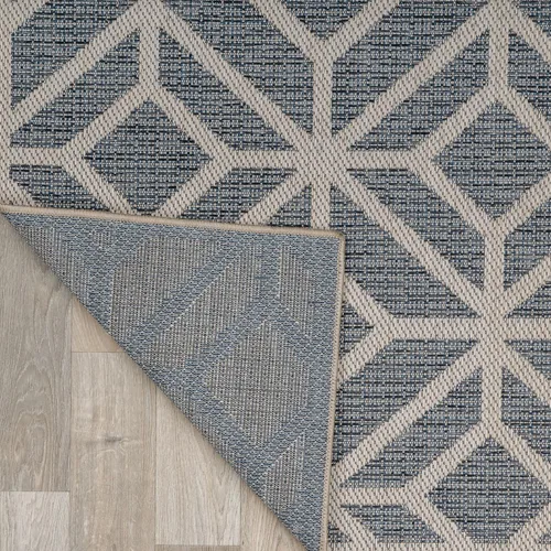 Miniatura 5 de Rugshop Alfombra geométrica contemporánea para interiores y exteriores, lavable para sala de estar, comedor y oficina, 7 pies 10 pulgadas x 10 pies