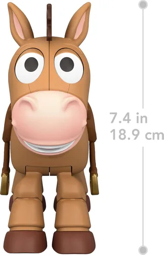 Miniatura 2 de Mattel Disney y Pixar Toy Story - Figura de caballo posando con sonidos, Lil Partner Bullseye Touch Activado Posiciones de Juego