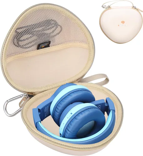Miniatura 15 de Aproca Funda compatible con auriculares Bluetooth iClever BTH12 / HS19 / BTH26 para niños, bolsa de almacenamiento portátil para accesorios - Rosa