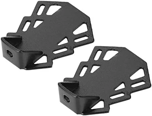 Miniatura 2 de VGEBY1 Pedal trasero de bicicleta, reposapiés trasero de bicicleta, reposapiés antideslizante de hierro con agujero de 0.197 in para bicicleta