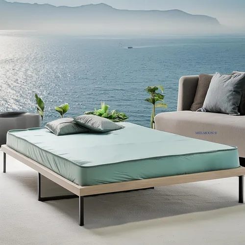 Miniatura 6 de Colchón impermeable, felpa de espuma de enfriamiento firme que moja la cama, ruido blanco, fácil de limpiar, colchón de cama de hospital con 7.1 in