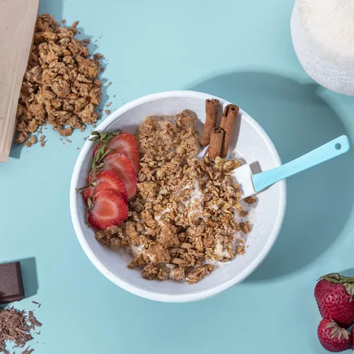 Miniatura 3 de Brooklyn's Own Cereal orgánico de granola de arce y canela para el desayuno, aperitivos saludables sin gluten, paquete ecológico resellable de 12