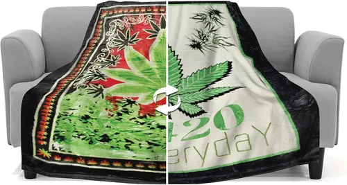 Elegant Comfort Manta Ultra Suave Full/Queen, Franela Reversible, Acogedora y Afelpada - Manta Decorativa Ligera para Todas las Estaciones, Patrón