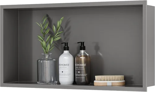 Miniatura 13 de Neodrain Nicho de ducha empotrado, gabinete de almacenamiento de baño, tamaño interior de 12 x 12 pulgadas, inserto de nicho de pared de baño
