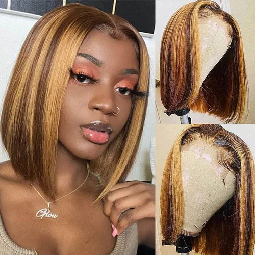Miniatura 21 de Pelucas de cabello humano rizado marrón chocolate con encaje frontal, prearrancadas de 13 x 4 pulgadas, pelucas de encaje frontal HD de onda