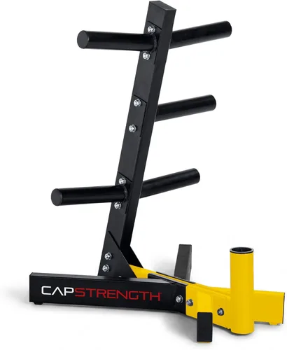 Miniatura 8 de CAP Barbell Estante de almacenamiento para árbol de placas olímpicas, varios