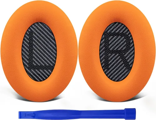 Miniatura 11 de SoloWIT Almohadillas de repuesto para auriculares Bose QuietComfort 35 (QC35) y Quiet Comfort 35 II (QC35 ii), almohadillas con cuero más suave