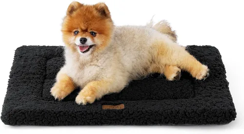 Miniatura 28 de Bedsure Cama Lavable para Jaula de Perro para Perros Pequeños, Alfombra de Espuma Suave para Suelo de Mascotas, Almohadilla Versátil y Ligera
