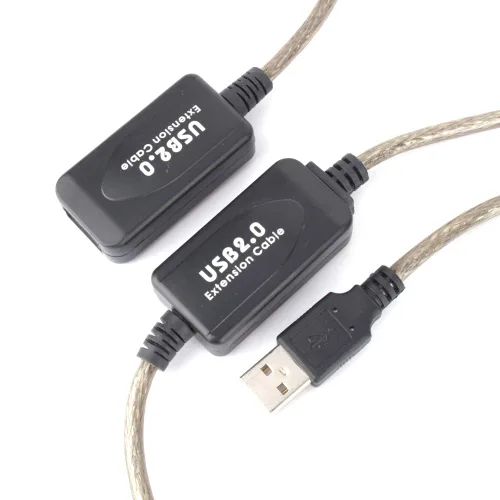Miniatura 4 de Diyeeni Cable extensor USB 2.0 tipo A macho a hembra de 65.6 ft (negro, 65.6 ft)