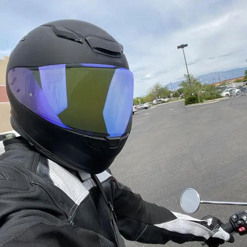 Miniatura 7 de Visera para casco de motocicleta CWR-1 para RF-1200 X-14 Z7 X-Spirit UV Protect Visera antiarañazos, actualización Clear Vision para cascos Azul