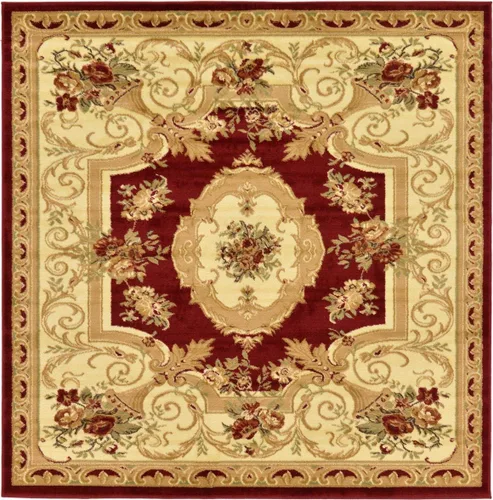 Miniatura 60 de Unique Loom Versailles Collection - Alfombra tradicional clásica con motivo floral, colección Versailles