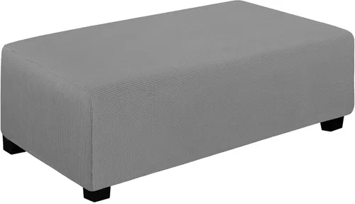 Miniatura 37 de Easy-Going Funda Elástica para Otomana Taburete de Almacenamiento Plegable Protector de Muebles Funda Rectangular Suave con Parte Inferior Elástica