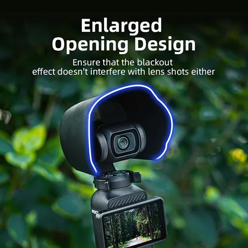 Miniatura 2 de Parasol para lente de cámara DJI OSMO Pocket 3 Lens Protective Cover Guard Parasol Anti-Glare Lens Sun Hood Cap Accesorios