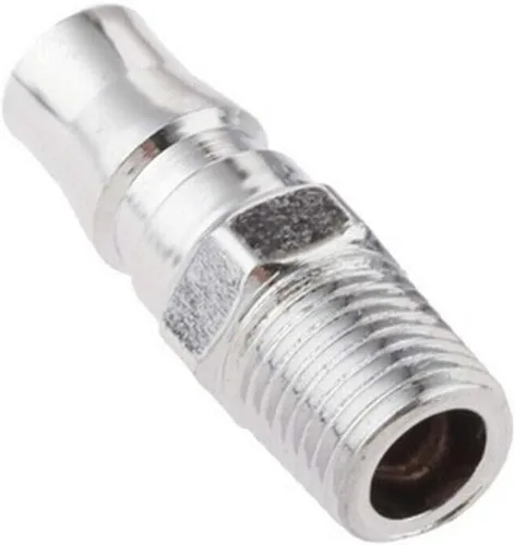 Miniatura 3 de Acoplador de aire BE-TOOL PM20-1/4" BSP Conectores de línea aérea macho de liberación rápida para herramientas de compresor (paquete de 2)