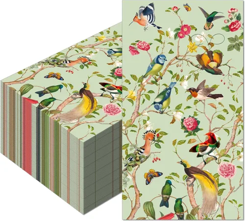 40 servilletas de papel florales de acuarela floral para invitados, servilletas vintage de flores silvestres, toallas de mano desechables, papel