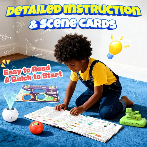 Miniatura 6 de SMILESSKIDDO Kits de ciencia para niños Juguetes STEM para niños, kit de exploración electrónica, más de 300 proyectos, 16 piezas de circuito