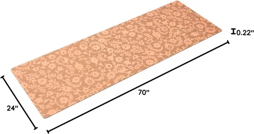 Miniatura 7 de Yoga Design LAB - La esterilla de yoga de corcho Eco Luxury Ideal para yoga caliente, potencia, Bikram, Ashtanga, entrenamientos sudorosos