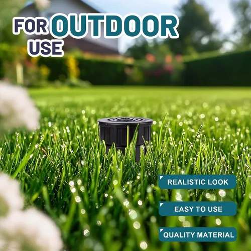 Miniatura 4 de Meejune Hide a Key Outside Rociador - Soporte impermeable para llaves al aire libre para jardín, patio (negro)