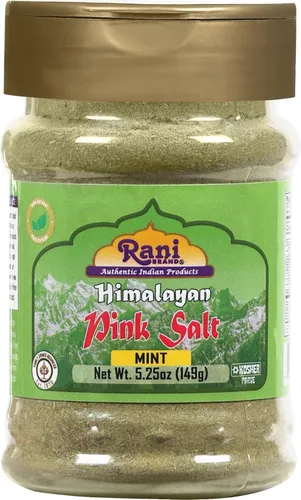 Miniatura 16 de Rani Himalayan Pink Salt Granules 5 in 1 Flavors (Mint, Smokey Garlic, Italian, Pepper, Peri Peri) PET Jar ~ All Natural Vegan Gluten Friendly
