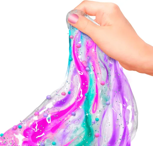 Miniatura 5 de Canal Toys So Slime Glow Slime, paquete de 5, divertido kit de slime que brilla en la oscuridad con contenedor. Estirar, aplastar y jugar