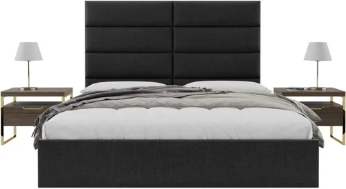 Miniatura 51 de Vänt - Paneles tapizados de cabecera para montar en la pared, diseño Isabelle, 60 x 23 pulgadas, configuración de 4 paneles individuales, Cuero