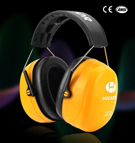 Miniatura 6 de HZ012 NRR Orejeras de seguridad de 28dB, protección auditiva pasiva de espacio auditivo profundo Proetctors de oído duraderos, para carpintería