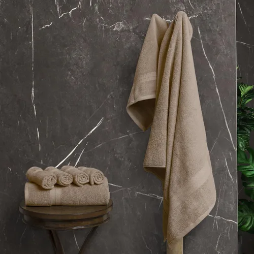 Miniatura 4 de Avalon Towels Juego de toallas de lujo de 8 piezas, 2 toallas de baño, 2 toallas de mano y 4 toallas pequeñas, 100% algodón hilado en anillo de 600