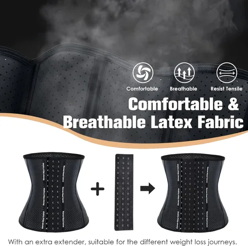 Miniatura 6 de YADIFEN Waist Trainer for Women,Zipper Corset Body Shaper for Tummy Control Neoprene Cincher Sweat Sauna Vest Tank Top