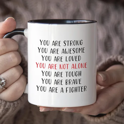 Miniatura 3 de YouNique Designs Taza de aliento – Tazas de café portátiles de 11 onzas «Get Well Soon», regalos para mujeres, hombres, después de una cirugía