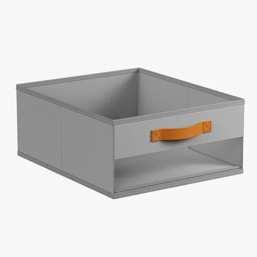 Miniatura 9 de Organizadores de armario y almacenamiento, paquete de 4 cajones de almacenamiento de ropa, de tela, apilables, con ventana transparente, cajones