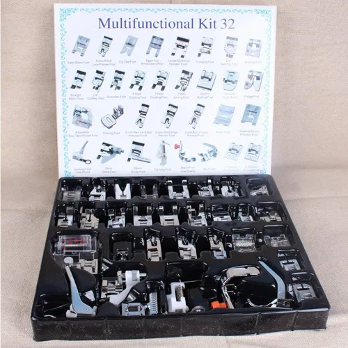 Miniatura 3 de YEQIN Juego de 32 pies de costura doméstica para cantante, hermano, Janome, Kenmore, Babylock, Elna, Toyota, nuevo hogar, máquinas de coser