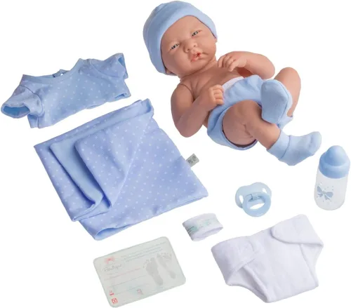 Miniatura 3 de La Newborn de JC Toys, Real Boy in Blue, Rosado