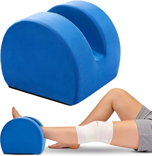 Almohada de repuesto de rodilla, almohada ergonómica de elevación de pie para soporte de piernas, cojín de espuma de alta densidad para aliviar la