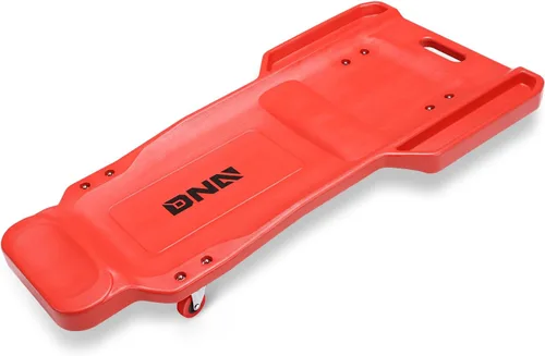 Miniatura 9 de DNA Motoring 38 pulgadas de plástico de perfil bajo con ruedas para garaje con bolsillos laterales y 6 ruedas, azul, TOOLS-00391