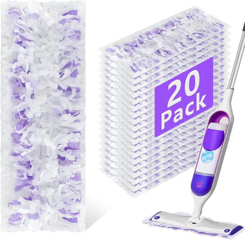 20 paquetes de almohadillas de recambio para Swiffer Power Mop, almohadillas de recambio para barrer múltiples superficies y madera, almohadillas
