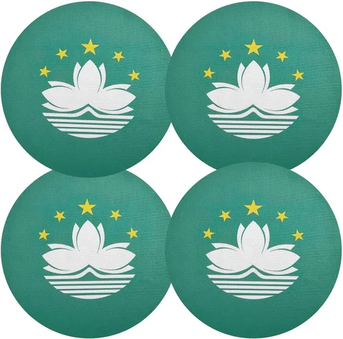 Miniatura 18 de Aruba Flag Round Table Placemats 15 Inch, Seasonal Table Mats Modern Place Mats for Dining, Kitchen, Parties, Camping