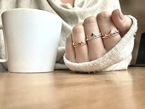 Miniatura 7 de Altitude Boutique Anillo de montaña para mujer, joyería de montaña para niñas, ajustable, para amantes de la naturaleza, hipoalergénico
