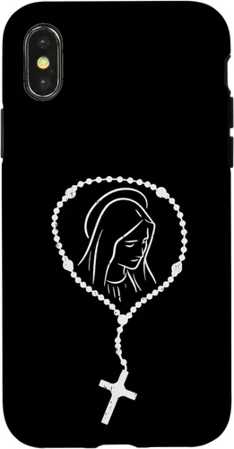 Miniatura 5 de iPhone 11 Rosario Virgen María Dios Jesús Fe religioso católico estuche de regalo