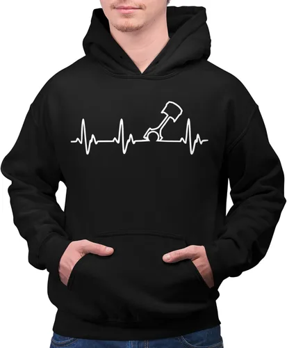 Miniatura 23 de STYLN Sudadera de manga larga con capucha Sudadera divertida con capucha unisex para adultos entusiastas del automóvil, camión, bicicleta, carreras