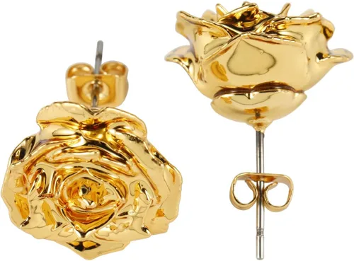 Miniatura 8 de Aretes de rosa chapados en oro para mujer, aretes de rosa de moda, el mejor regalo para esposa, madre en el día de San Valentín, aniversario