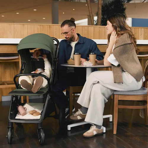 Miniatura 8 de MAMA & BABY Packa - Cochecito de viaje compacto, ligero, plegable con una sola mano, portátil y plano, cochecito para recién nacidos y niños Gris