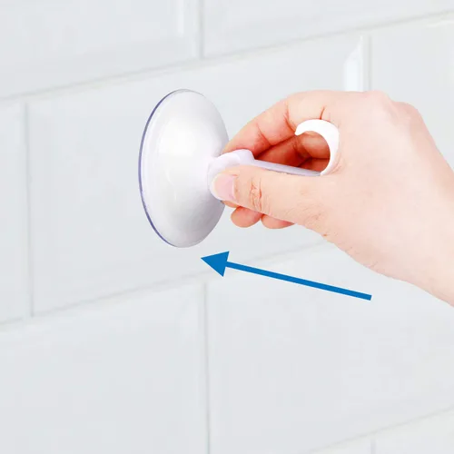 Miniatura 3 de Ganchos de ventosa, paquete de 12 – Sistema de bloqueo – Potencia de succión al vacío extra fuerte – Perchas ideales para cocina o baño