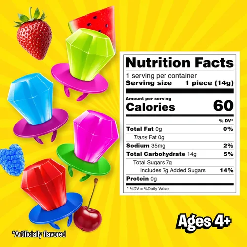 Miniatura 2 de Ring Pop - Paquete variado de piruletas individuales envueltas para el regreso a clases a granel – 20 piruletas con sabores surtidos – Dulces