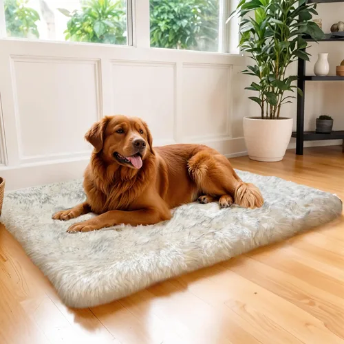 Miniatura 12 de MAVERICK Cama ortopédica para perro de alta calidad, con espuma viscoelástica de alta calidad, superficie de sueño de piel sintética de lujo, forro