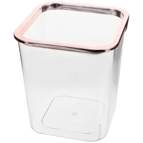 Miniatura 4 de iplusmile Cubo de basura transparente de 7.87 x 7.08 x 7.08 pulgadas, portátil, para el hogar, dormitorio, oficina, baño, almacenamiento