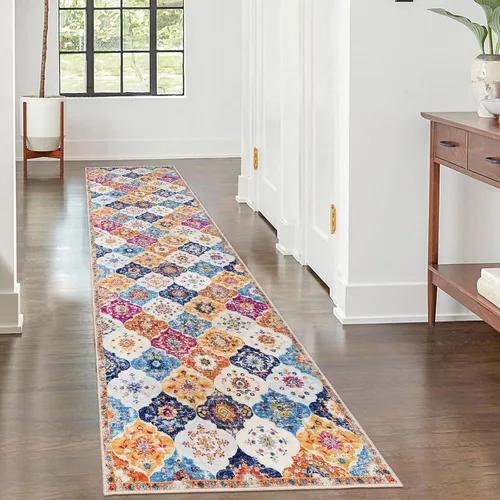 Miniatura 15 de KILOCOCO Alfombra de Pasillo 2x6, Alfombra de Pasillo Marroquí Súper Suave Lavable para Pasillo de Entrada, Alfombra de Cocina de Pasillo de Lana