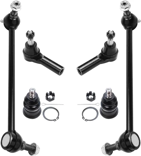 Miniatura 142 de Detroit Axle – Kit de suspensión delantera para Hyundai 2013-2018 Santa Fe 2 enlaces de barra de estabilizador 4 varillas de amarre interiores