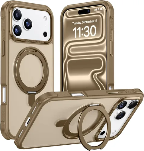 Miniatura 45 de Magnética para iPhone 12 e iPhone 12 Pro Funda, [con Soporte de Anillo Magnético Invisible Giratorio 360°][A Prueba de Golpes][Compatible