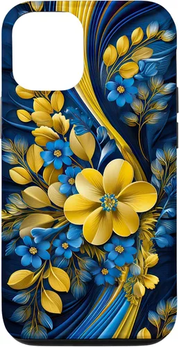 Miniatura 27 de Bandera de estilo floral de Ucrania para iPhone 11 Pro Max - Funda del orgullo ucraniano