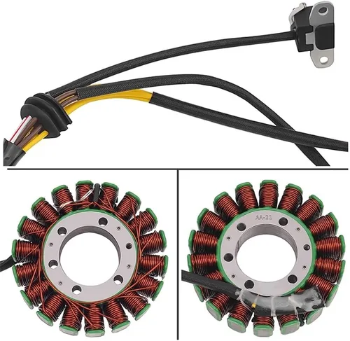 Miniatura 7 de Motorcycle Generator Stator Coil for Polaris ATP 500 Hawkeye Ranger Sportsman Scrambler 400 450 HO INTL HD Forest Touring